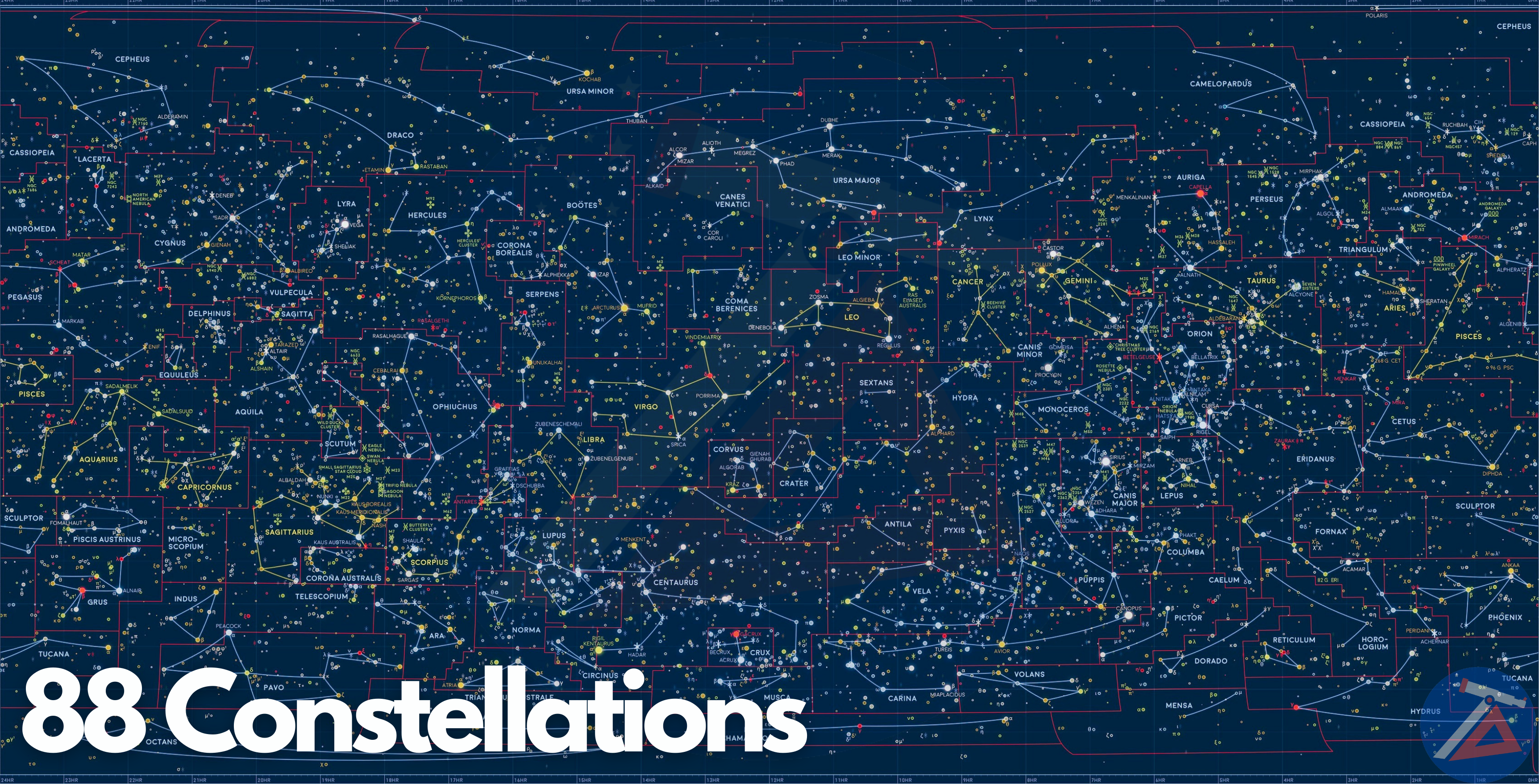 88 Constellations List & Facts_