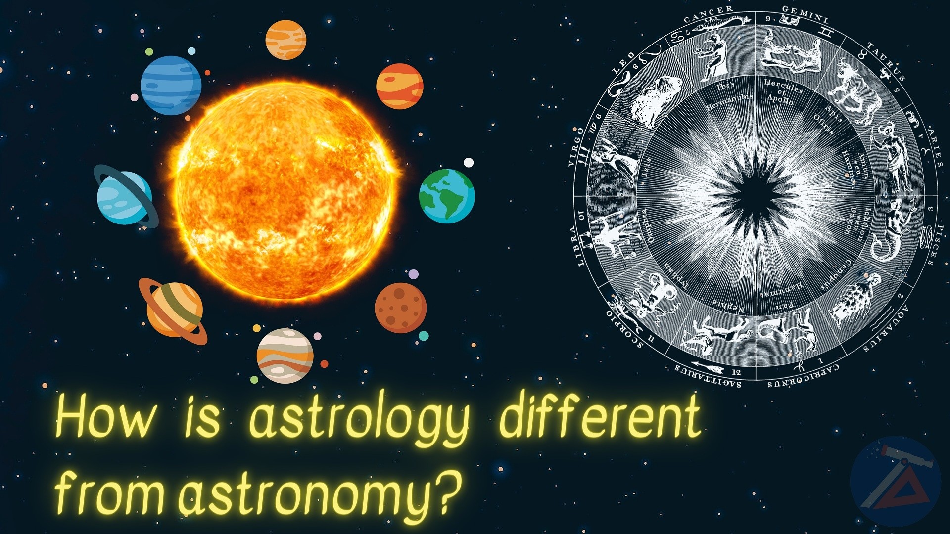 How is astrology different from astronomy?