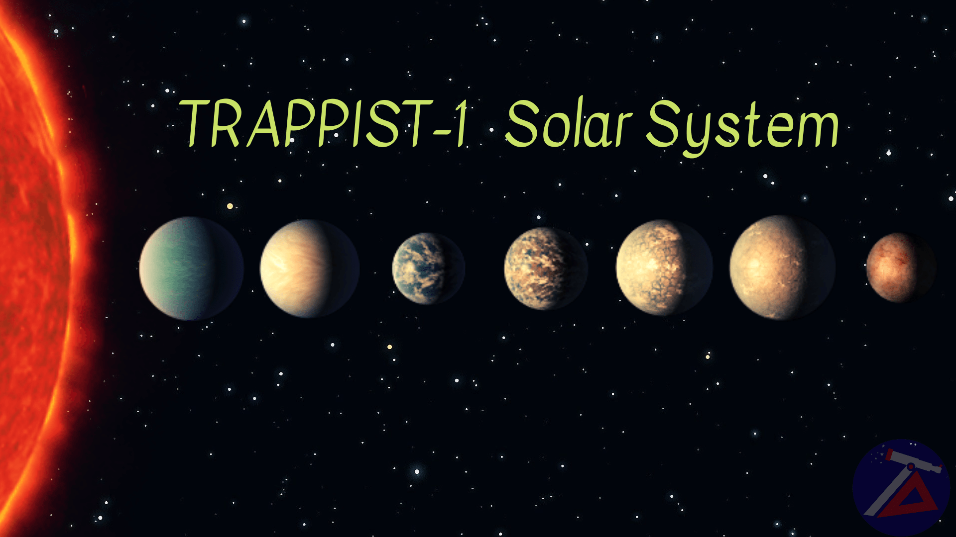 TRAPPIST-1 solar system