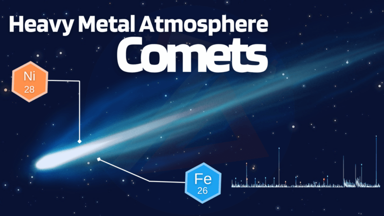Heavy Metal Atmosphere in Comets