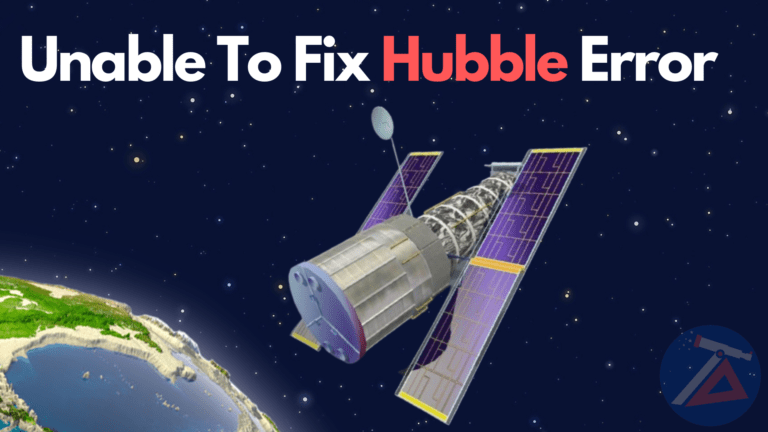 NASA Is Unable To Fix Hubble
