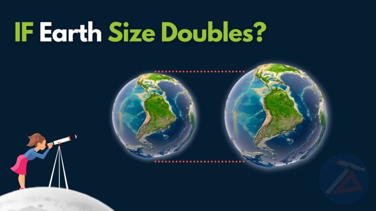 What if the size of the earth doubles? பூமியின் அளவு இரட்டிப்பாக இருந்தால்?