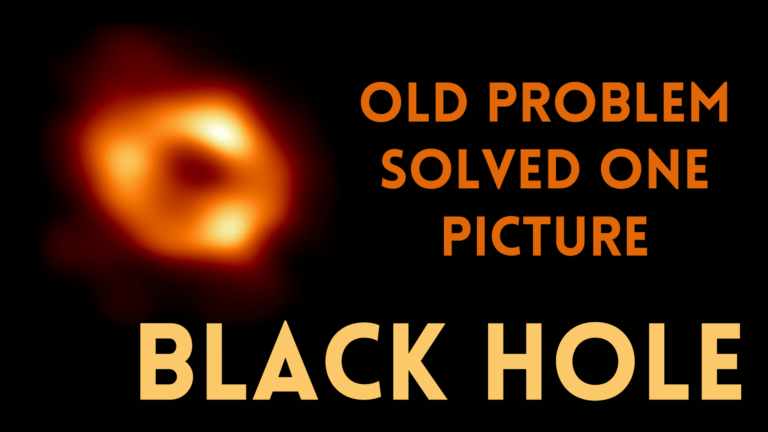 90 Year Old Problem Solved One Picture: Black Hole