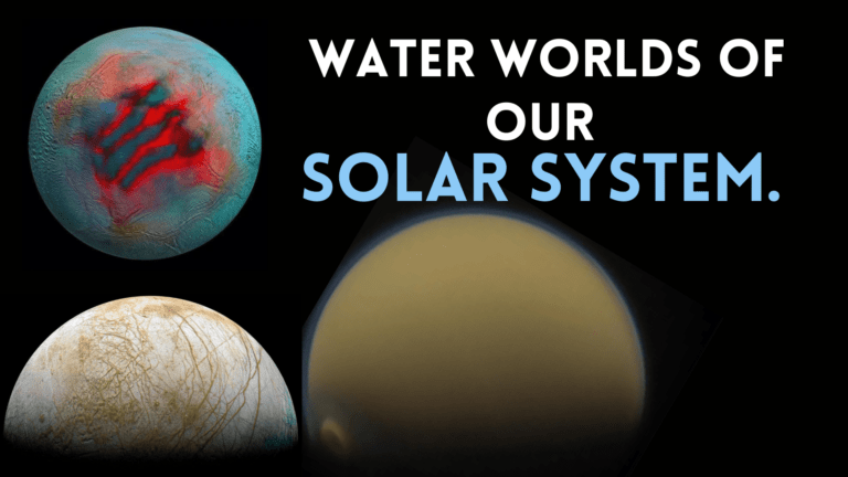Water worlds of our solar system.